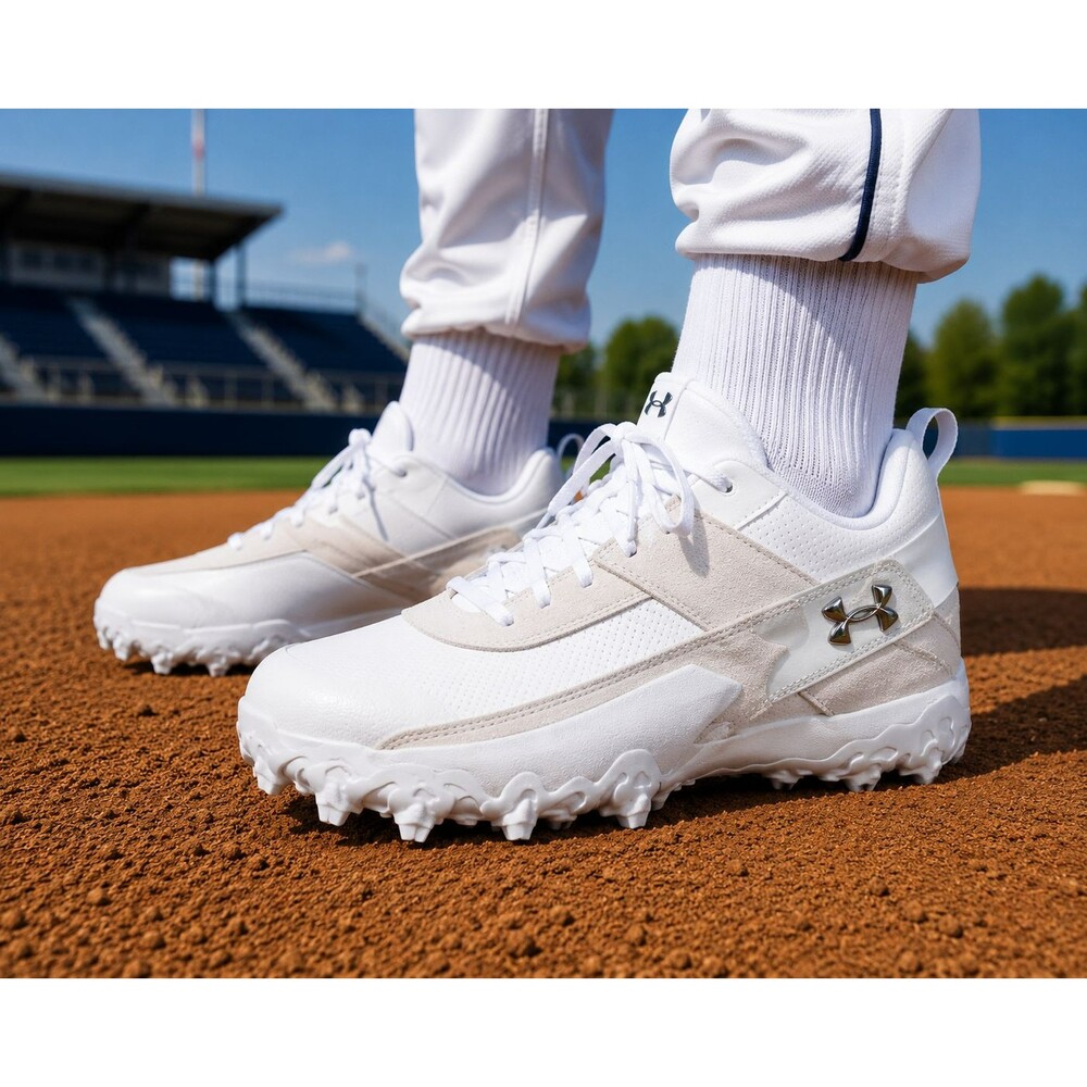 Under Armour Harper 10 Pro Men's 15 Molded Athletic Baseball Cleats 6010136-101